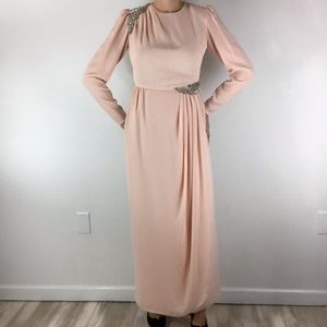 VINTAGE 60’s Miss Elliette Chiffon Formal Gown